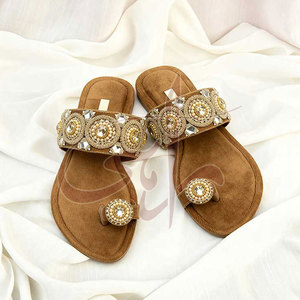 Sandalias Kolhapuri para Mujer, Diseño Único, Impermeables, de Alta Calidad, Ligeras, para Todas las Temporadas, Fabricante de Pakistán, Gran Venta - Product Image 3