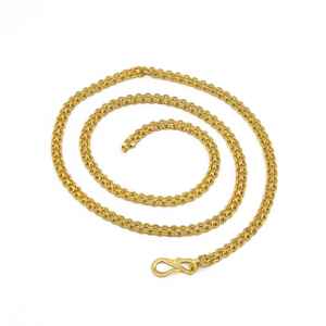 Collares de Cadena de Palomitas de Maíz de Latón con Microchapado en Oro de 14K, 18K, 24K para Mujer al por Mayor, Joyería de Moda con Diseño Moderno - Product Image 3