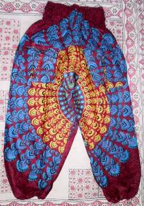 Harem Pants Women Hippie Hippy Yoga <b>Trousers</b> Bagru Print <b>Genie</b> Pants Comfy Lounge Wear Gypsy Boho Aladdin Loose Clothing Baggy - Product Image 3