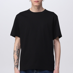 2025 hombres 100% algodón logotipo personalizado camisetas en blanco de alta calidad ajuste Normal cuello redondo Slim Fit camisetas para hombres - Product Image 1