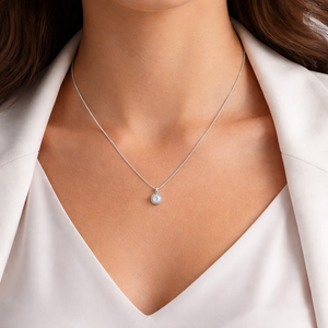 Collar de Cadena de Bolas Ajustable de Plata de Ley 925 con Cierre de Langosta, Estilo Bohemio Cristiano para Mujer, Cadena para Uso Diario - Product Image 4