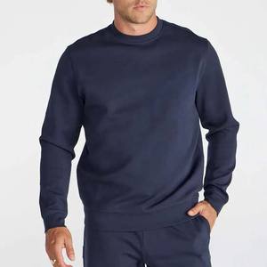 Sweat-shirts à capuche pour hommes sur mesure OEM, coupe classique, vente de vêtements en coton molletonné, streetwear d'hiver, gris brodé - Product Image 3