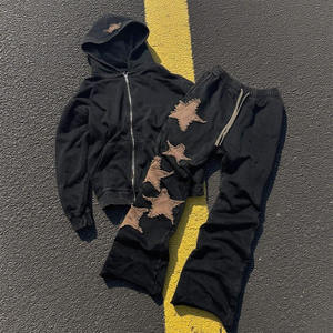 Chándal deportivo informal para hombre, precio al por mayor, chándal para correr de invierno, éxito de ventas 2025, chándal informal con cremallera y logotipo personalizado para hombre - Product Image 4