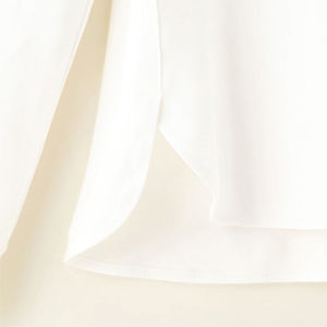 92% Polyester recyclé 8% Spandex Slim Fit séchage rapide évacuation de l'humidité Anti-odeur blanc femmes renouveler respirant haut à manches longues - Product Image 6