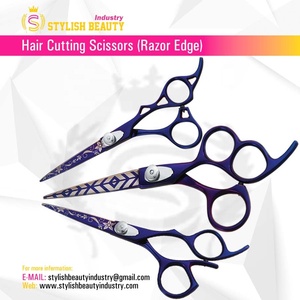 Kéo Cắt Tóc Chất Lượng Cao Cạnh Dao Cạo Kéo Cắt Tóc Bằng Thép Không Gỉ Kéo Cắt Tóc Nhãn Hiệu Riêng Logo Tùy Chỉnh - Product Image 4