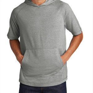 Sweat à capuche athlétique à manches courtes pour hommes à la mode et pratique idéal pour les entraînements de course et les tenues décontractées thermiques - Product Image 1