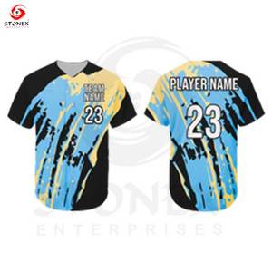 2024 maillot de Football personnalisé pour hommes bouton complet Technique Logo nouveau Style maillot de balle souple en vert haut ensembles imprimé Sublimation - Product Image 3
