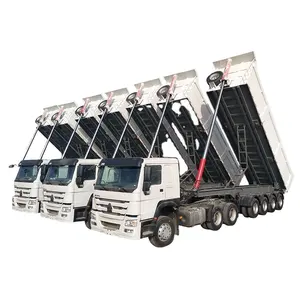 Nuevo camión volquete de carga Semirremolque volquete usado para la venta