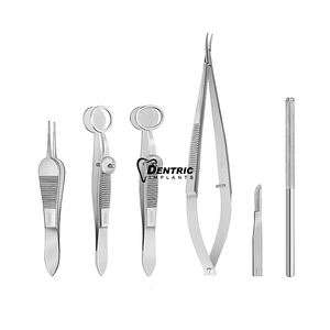Nuevo Kit de Instrumentos Oftálmicos Manuales para Microcirugía Ocular, de Acero Inoxidable, con Pinzas de Seguridad para Oftalmología, para Escuelas de Medicina, con Certificación CE - Product Image 2