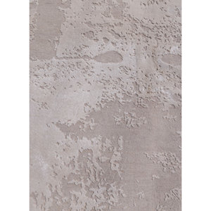 Alfombra Kavi Ivory de Lana y Seda de Bambú Anudada a Mano con Patrón Abstracto para Decoración de Sala de Estar o Pasillo, Tamaño 9x12 - Esk-431 - Product Image 3