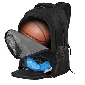 Custom Team Soccer Bags Sports Mens <b>Basketball</b> Backpack With Ball Compartment - Product Image 1