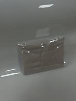 Sac à T-shirt en PVC transparent imperméable avec fermeture à bouton |   Housse de coussin transparente et drap de lit pour l'organisation en supermarché