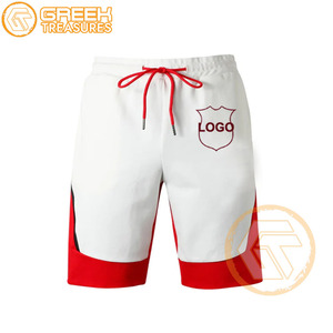 Customized Alpha Cotton Fleece Embroidered <b>Shorts</b> Fraternity High Quality Greek Psi Men Breathable <b>Shorts</b> & <b>Trousers</b> Sorority - Product Image 4