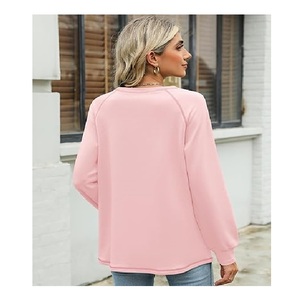 Sweat-shirt décontracté pour femme en molleton 100 % coton, motif écossais élégant, écologique, imperméable, respirant et à séchage rapide – Meilleures ventes - Product Image 2