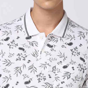 Algodón Transpirable Secado rápido Antiarrugas Logotipo personalizable Ropa de verano para adultos Polos de talla grande para hombres - Product Image 2