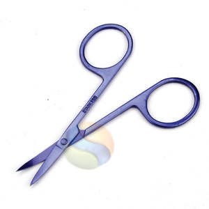 Ciseaux à cuticules de précision, outil de manucure en acier inoxydable, ciseaux à cuticules incurvés EliteEdge |   Ongles professionnels - Product Image 3