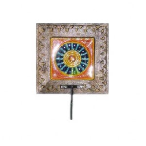 Nuevo diseño de decoración del hogar, artículo de regalo, gancho de abrigo doble Vintage de Metal, gancho decorativo para abrigo, pared, artesanía india, Mango de madera maciza - Product Image 2