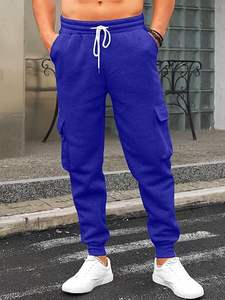 Nuevo estilo Hip Hop Pantalón de lana con bolsillos laterales personalizado 2025 Calidad superior Estilo fresco 100% Fleece Causal Wear Pantalones personalizados Hombre - Product Image 4