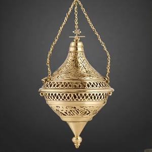 TriniBurn Holy Flame Brûleur d'encens à charbon de bois antique Encensoir en laiton fabriqué à la main pour la messe et les offrandes spirituelles - Product Image 6