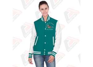 Blouson universitaire en toile pour homme, style streetwear décontracté, col montant, impression personnalisée sur le devant, imperméable et respirant – Meilleures ventes - Product Image 5