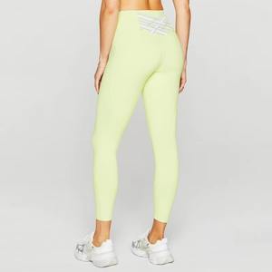 Custom Wholesale Breathable Seamless Womens <b>High</b> <b>Waist</b> Elastic <b>Waist</b> <b>Tummy</b> <b>Control</b> Yoga <b>Leggings</b> <b>High</b> Quality Solid Pattern - Product Image 5