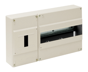 Scatola per montaggio a superficie per ICP e distribuzione fino a 12 elementi, 348x188x55mm. (Solera 698) - Product Image 1