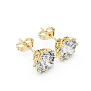 Boucles d'oreilles CZ simples brillantes de haute qualité en argent sterling 925 pour femmes - Product Image 5