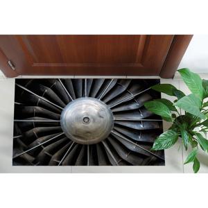 Aircraft Patchwork Wool Rug-Traditional <b>Man</b> Cave Office Area Rug Eco-Friendly Nonwoven Soft <b>Latex</b> Backed - Product Image 5