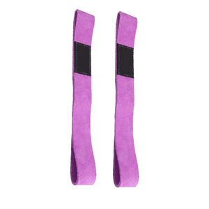 Sangles d'haltérophilie Poignée en cuir pour sangles de poignet électriques Sangles de levage de gymnastique pour l'haltérophilie Powerlifting Cuir - Product Image 4