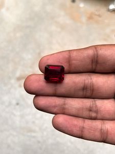 Rubelita natural Esmeralda facetada corte piedra preciosa Octágono forma - Product Image 2