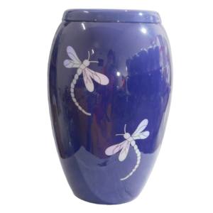 Urnas de cremación de aluminio de color naranja, urnas funerarias de Metal clásicas superiores, urnas de cenizas de Metal al por mayor indio, precio bajo - Product Image 5