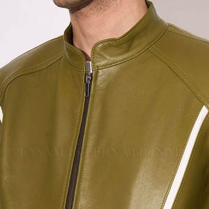 Chaqueta de cuero ligera al por mayor, chaqueta de cuero cómoda para hombre, venta en línea, chaqueta de cuero para hombre - Product Image 4