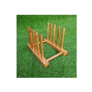 Support d'assiette en bois support en verre support de rangement d'assiette de cuisine personnalisé support d'assiette artisanale en bois fait à la main - Product Image 4