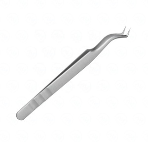 Votre propre logo pince à épiler professionnelle double extension de cils incurvée en vrac quantité - Product Image 3