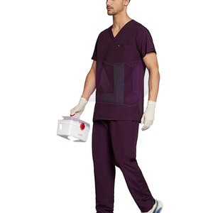 Conjunto de Uniforme Médico de Algodón para Hombre de Alto Rendimiento Diario con Estilo Moderno, Ligero y Ecológico, Uniforme Médico de Alta Calidad - Product Image 1
