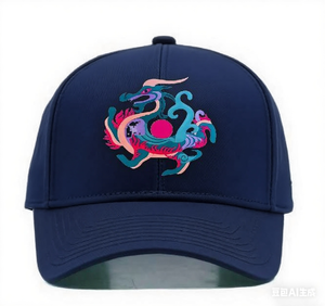 Gorra de béisbol bordada con logotipo retro de 6 paneles de algodón 100% personalizada al por mayor estilo hip-hop para hombres para deportes al aire libre - Product Image 4