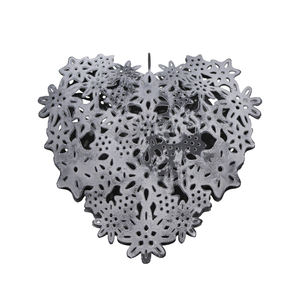 Décoration murale suspendue en fer de taille moyenne avec paillettes pour la maison et la décoration de Noël, vente en gros en vrac - Product Image 3