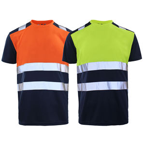 T-shirts de travail réfléchissants de sécurité pour hommes, T-shirt réfléchissant à séchage rapide, T-shirt de sécurité - Product Image 1