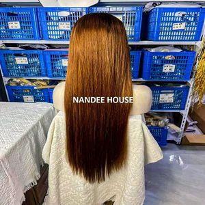 ผมแท้สีบลอนด์อินเดียแบบตรง เวอร์จิ้น เรมี  ทอแบบดับเบิ้ลเวฟท์ ขนาด 24-28 นิ้ว น้ำหนัก 100 กรัม - Product Image 5