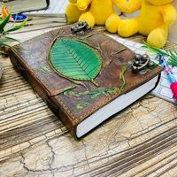 Exclusif fait à la main 8x6 pouces Vintage Journal en cuir rétro carnet de croquis de voyage B5/A7 taille cahier relié en cuir pour cadeau