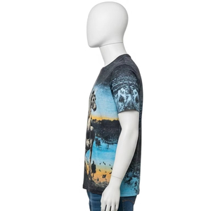 T-shirts en coton à col rond pour hommes, impression numérique, tissu respirant, confortable pour un usage quotidien, vêtements décontractés à la mode, vêtements imprimés personnalisés - Product Image 5