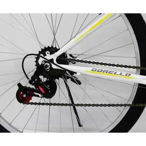 Bicicleta Urbana Dorello 2640 Modelo 26 de Una Velocidad con Horquilla de Acero, Adhesivo Blanco y Amarillo, Oferta del Día - Product Image 3