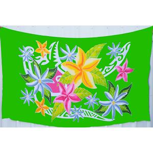 Pareos Hawaianos Pintados a Mano 100% Rayón de Alta Calidad, Ropa de Playa Personalizada al por Mayor, Cubierta para las Islas del Pacífico Asiático HPBU029-03-200 - Product Image 1