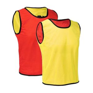 Nombre personalizado Logo Equipo Malla Fútbol Entrenamiento Baberos Tela transpirable Deportes Pinnies para la práctica - Product Image 5