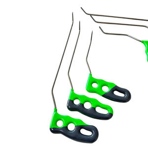 Rynora Edition, 6 piezas, punta afilada, doble curva, herramientas PDR izquierda y derecha, varillas de reparación de abolladuras sin pintura, acero de resorte blanco - Product Image 3