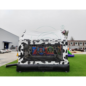 Castillo Inflable de PVC con Temática de Granja de Vacas, Casa de Brinco Comercial Portátil, Directo de Fábrica, Parque de Atracciones - Product Image 3