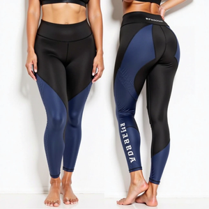 Leggings Deportivos de Cintura Alta para Mujer, de Buena Calidad, Sin Costuras, Transpirables, de Algodón y Fibra de Bambú, Tallas y Colores Personalizados - Product Image 6