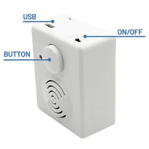 Caja de voz descargable USB 4-16minites tiempo de música Módulo de sonido para juguete de peluche caja de regalo Módulo de sonido diy para juguete
