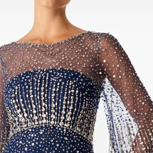 Nouveau été élégant Sexy robe trapèze pour femmes crêpe tissu antistatique respirant pour les fêtes et événements décontractés - Product Image 1