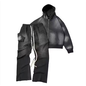 Conjunto Deportivo de Hombre con Capucha, de Algodón y Poliéster, Personalizable, Transpirable y Ligero para Invierno - Product Image 1